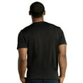 thumbnail image 3 of DailyWear Mens Comfortable Exercise Short Sleeve Round Neck T Shirt(Black, Medium), 3 of 4