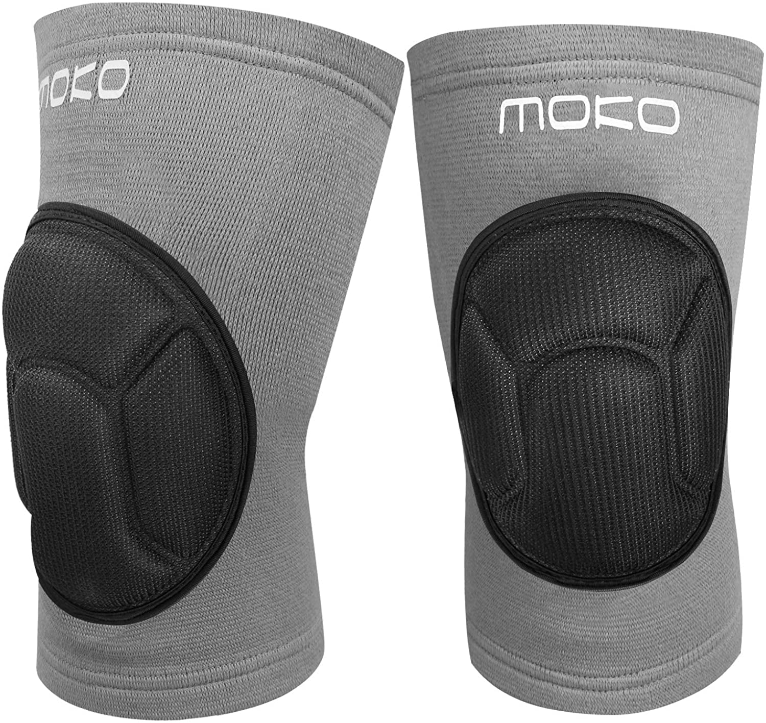 MoKo 2 Pack Knee Brace Basketball Volleyball Volleyball Knee Pads for Women Men Knee Support Professional Compression Knee Sleeves for Dance Runining 