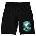 thumbnail image 5 of It Movie Title Art Men's Black Sleep Pajama Shorts-Medium, 5 of 7