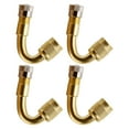 thumbnail image 2 of KAKOWELY 4pcs 45 Degree Universal Tire Valve Extender Kit Easy Inflation Valve Stem Extension Adaptor Copper Valve Stem Extension for Cars Motorcycles,1.65X"X0.39"X0.39", 2 of 4