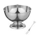 thumbnail image 3 of Taza de heladería Taza de bocadillos portátil de acero inoxidable tazón de postre taza de postre para graduaciones en casa Aniversarios ensalada de M plata, 3 of 8