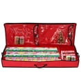 thumbnail image 5 of Wrapping Paper Storage Container,Under Bed Gift Wrap Organizer Bags for Wrapping Paper Rolls, Ribbon, and Bows,Durable Material 600D Oxford,104.5*36*14CM, 5 of 5