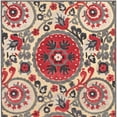 thumbnail image 4 of 8' X 11' Tan Red and Taupe Paisley Power Loom Area Rug, 4 of 9