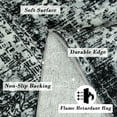 thumbnail image 5 of Cydiria Vintage Boho Traditional Oriental Faux Wool Area Rug, 8' x 10', Black, 5 of 7