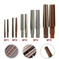 thumbnail image 4 of MT 1/2/3/4/5 Morse Taper Socket Hand Reamer Roughing Finishing Coarse Fine Set, 4 of 8