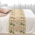 thumbnail image 3 of Bed Runner Scarf for Twin Size Bed, Tropical Plants Beds Scarf Throws for Foot of Bedding, Summer Panthers Animals Palm Leaves Decorative Beds Runners for Bedroom Guestroom, 71"x20", 3 of 8
