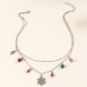 thumbnail image 4 of Collar con colgante de árbol de Navidad de cristal con campanas de colores delicados para mujeres y hombres, joyería de regalo de fiesta de clavícula de Navidad a la moda Sincero  Hogar, 4 of 5