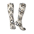 thumbnail image 4 of Balery Snake Printed Novelty Socks Men's Women's Crew Socks Sports Socks Knee High Socks Cotton Socks Quirky and Cool Socks, 4 of 9