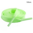 thumbnail image 1 of Jumpingount 1 par de cordones para zapatos, cordones luminosos, cordones elásticos para zapatillas, botas, 100 cm, verde claro Type3 NO3, 1 of 6