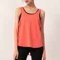 thumbnail image 1 of Chaleco deportivo suelto para mujer Camiseta sin mangas con abertura en la espalda atada, 1 of 7