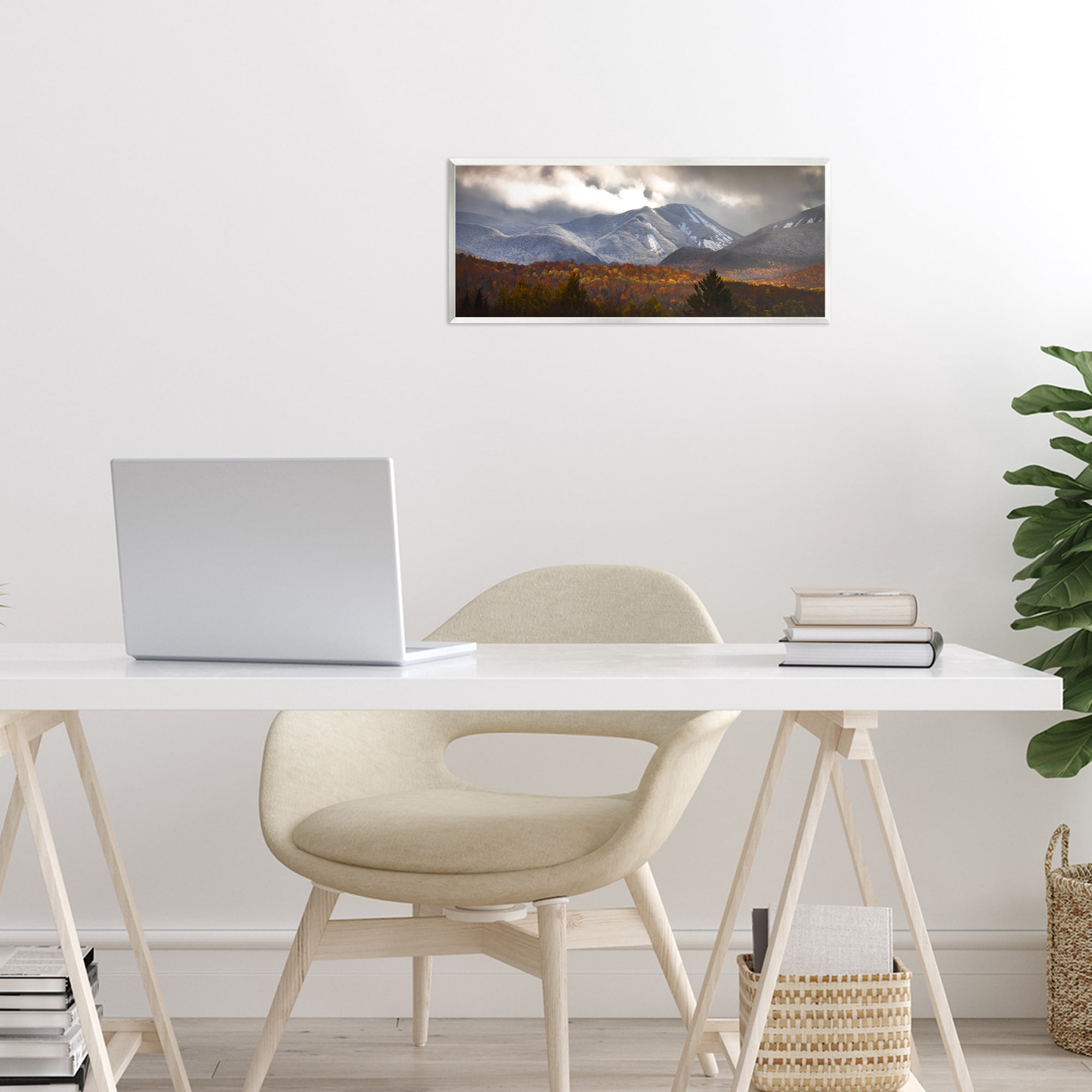 Stupell Industries Colliding Seasons Mountainscape Wall Plaque Art, design by Jonathan Zaharek