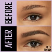 Maybelline Express Brow 2-in-1 Pencil and Powder Eyebrow Makeup, Deep Brown