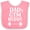 Pink and White, variant on Inktastic Daddy Gym Buddy Workout Fitness Boys or Girls Baby Bib