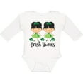 thumbnail image 3 of Inktastic Irish Twins St Patricks Girls Girls Long Sleeve Baby Bodysuit, 3 of 5
