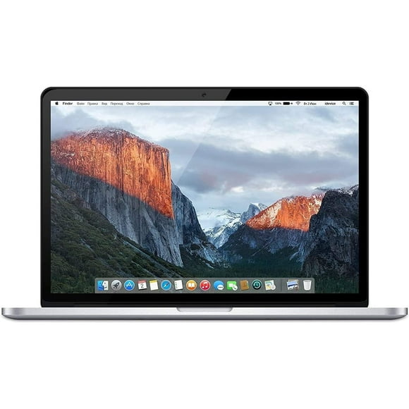 Refurbished Apple Macbook Pro 15.4-inch Laptop (Retina IG) 2.2Ghz Quad Core i7 (Mid 2015) MJLQ2LL/A 256 GB SSD 16 GB Memory 2880x1800 Display Mac OS X v10.12 Sierra Power Adapter