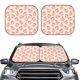 thumbnail image 2 of Balery Peach With Leaves Parasol para parabrisas de coche de 2 piezas | Parasol plegable para parabrisas delantero de coche para la mayoría de sedanes-Medium, 2 of 6