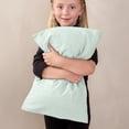 thumbnail image 5 of Bare Home Pillowcase Set - Premium 1800 Collection - Double Brushed - Ultra Soft - Toddler Size, Spring Mint, 2 Count, 5 of 7