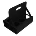 thumbnail image 6 of Toyvian Takeout Drink Carrier Tray for Coffee Tea and Juice with Foldable Black Design, 6 of 8