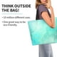 thumbnail image 2 of Fotbe Cyan Mint Marble Bolsa Tote Estética de Lona con Estampado para Mujer - Bolsa Reutilizable de Hombro Casual para Vacaciones, Compras, Trabajo y Gimnasio, 2 of 8
