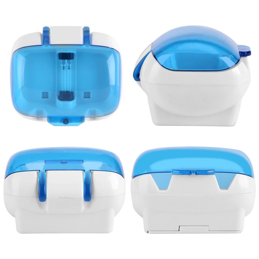 Bathroom Wall Mounted UV Light Toothbrush Sterilizer Disinfect Cleaner Holder