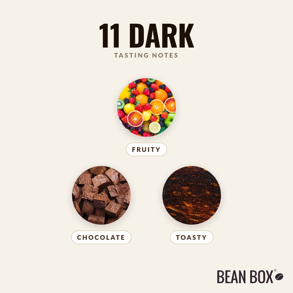 11 DARK - Roasted by Coffee Manufactory - Whole Bean Coffee - 12oz Bag