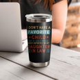 thumbnail image 5 of Gifts for Father/Mother In Law From Daughter In Law, Funny Father''s Day gifts Christmas Gift for Father/Mother In Law, 20 oz Dad/Mom Tumbler with lid and straw, 5 of 5