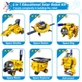 thumbnail image 7 of Flooyes 6-in-1 Solar Robot Kit, STEM Toys Educational Science Kit for Kids Boys Girls Ages 7 8 9 10 11 12, Birthday Gift for Boys, 7 of 7