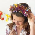 thumbnail image 4 of Packed Party Tinsel Time Headband, Multi-color Tinsels, Beauty Headband, 4 of 6