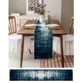thumbnail image 3 of Ldtrchee Abstract Ocean Table Runner 70 Inches, Nature Minimalist Geometric Street Art Bed Runner Dresser Scarves Tabletop for Indoor Outdoor Parties/Ceremony/Banquet, 13" x 70", 3 of 8