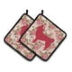 thumbnail image 1 of Porta macetas de rosas rosadas Shabby Chic Chihuahua 1 par 7.5 x 7.5 Multicolor Caroline's Treasures BB1068-RS-PK-PTHD, 1 of 1