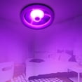 thumbnail image 2 of Ventilador Techo 30/40/48W LED DIMBABLE para La Sala Estar Balcón Blanco, 2 of 9