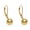 Gold B, variant on 14K Gold Plated 925 Sterling Silver Heart Dangle Earrings for Women,Silver Leverback Earrings Hypoallergenic Love Heart Dangle Drop Earrings for Jewelry Gifts