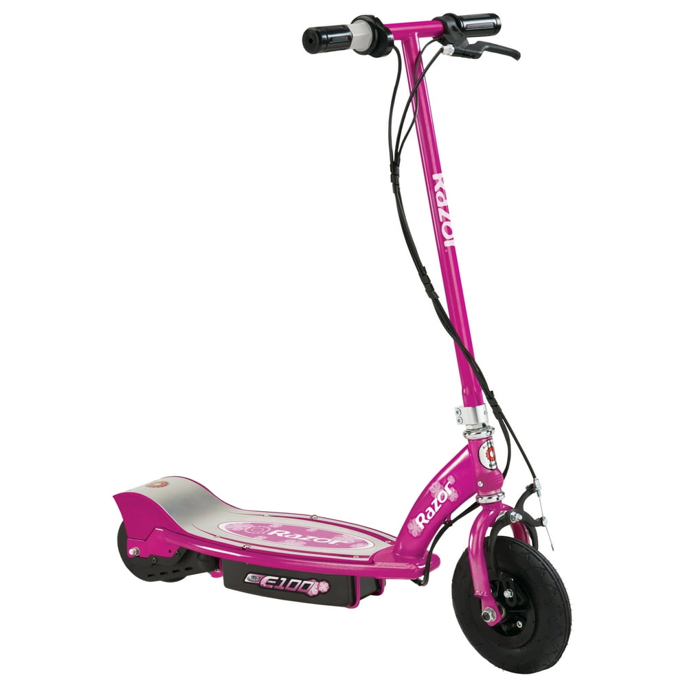 Razor E100 Electric Scooter for Kids Ages 8 and Up 8" Airfilled