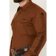 thumbnail image 3 of Rank 45 Men's 45&Reg; South West Action Twill Long Sleeve Snap Performance - RMSP24W73-RST, 3 of 4