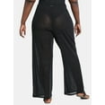 thumbnail image 2 of Time and Tru Women's and Women's Plus Sparkle Coverup Pants, Sizes XS-3X, 2 of 5