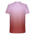 thumbnail image 5 of Dagugfen Tshirts for Men Plus Size Short Sleeve Crew Neck Slim Comfy Gradient Color Casual Tee Tops, 5 of 5