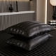 thumbnail image 1 of Funda De Almohada De Seda, Cuidado Del Cabello Y La Piel Con Satén, Reduce Las Arrugas, Ropa De Cama Transpirable, Sueño Confortable, Tamaño Estándar, Juego De Dos, 1 of 7