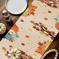 thumbnail image 2 of Thanksgiving Turkey Table Runner, Autumn Thanksgiving Kitchen Dining Table Decoration for Home Party Decor 13x36 Inches, 2 of 9