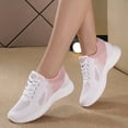 thumbnail image 6 of Gvdentm Womens Sneakers Black Summer Plus Size Fashion Casual Mesh Breathable Shoes Women White,7, 6 of 6