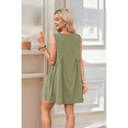 thumbnail image 4 of Minivestido Sin Mangas Gris Verdoso XL, 4 of 7