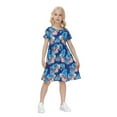thumbnail image 3 of Eashery Summer Dresses for Girls Princess Comfy Girl Dress Blue 160, 3 of 5