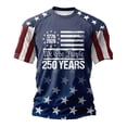 thumbnail image 4 of 250th America US 250 Years We The People T-Shirt, Crew Neck Short Sleeve Graphic Tee for July 4th Birthday Celebration – Commemorative USA Edition Casual Top, 4 of 4