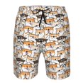 thumbnail image 3 of Logiee Shiba Inu Dog Print Mens Swim Trunks Quick Dry Board Shorts,Breathable Hawaii Beach Shorts Swimwear Bathing Suits-Medium, 3 of 6
