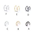 thumbnail image 3 of Jumpingount Pendiente de Clip de oreja para hombres y mujeres individuales, joyería exquisita para niñas, ropa de fiesta, regalo de decoración, Type5 NO5, 3 of 6