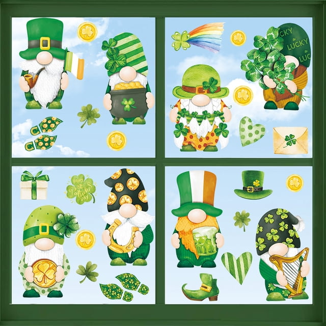 Pegatinas para ventana, hojas de arce otoñales, frutas, decoración de ventanas, pegatinas de pared con dibujos animados para niños, Acción de Gracias