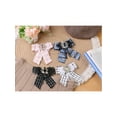 thumbnail image 5 of INSPIRE CHIC Women's Pre-Tied Neck Tie Ribbon Plaid Bowknot Brooch Pin with Rhinestone for Party, 5 of 5
