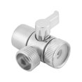 thumbnail image 3 of Faucet Valve Diverter Sink Valve Water Tap Faucet Splitter Adapter Home Bathroom Kitchen Diverter, 3 of 5