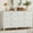 White, variant on TROPOW Fluted 5 Drawers Dresser for Bedroom, Modern Chest of Drawers with Metal Handle, Wooden Dresser Organizer for Bedroom, Living Room, Hallway, Entryway