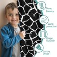 thumbnail image 3 of Blackout Kids Curtains,Black and White Giraffe Pattern Childrens Insulated Curtains Set Of 2,Bedroom Essentials,Toddler Room Decor 52"x63", 3 of 5