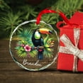 thumbnail image 4 of 2025 Toucan Bird Xmas Glass Ornament Gifts for Winter Holiday, Personalized Name Toucan Lovers Ornaments, Bird On A Branch Ornaments Decoration Christmas Tree, Customized Toucans Xmas Glass Ornament, 4 of 6